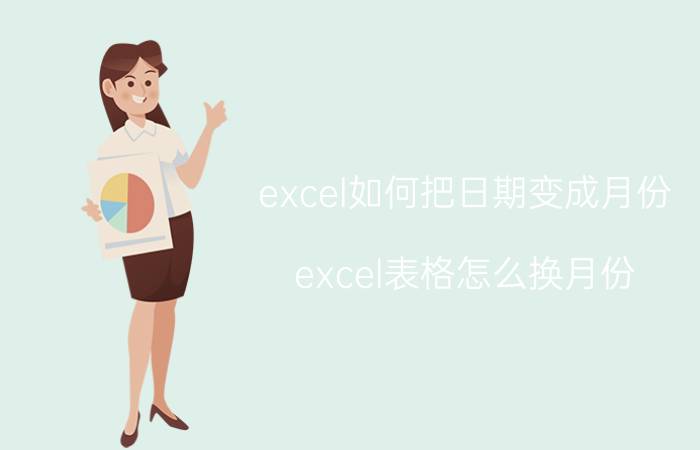 excel如何把日期变成月份 excel表格怎么换月份？